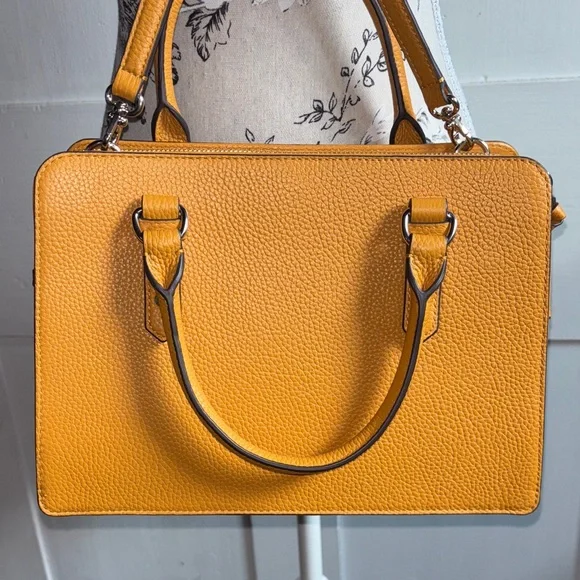 Kate Spade Crossbody Squash Pebbled Leather Purse Bag New With Tag - Picture 8 of 15